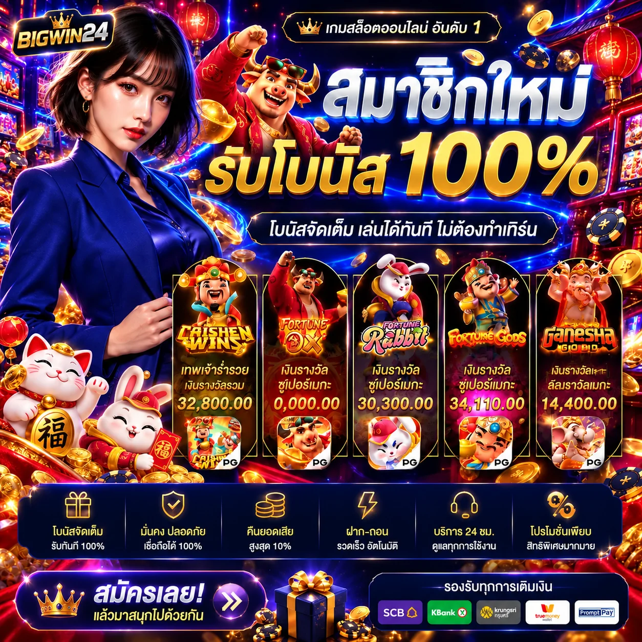 ภาพ bigwin24 สมัครใหม่และโบนัส