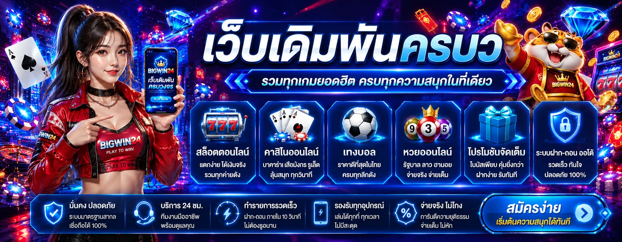 bigwin24 ทางเข้า สมัคร เครดิตฟรี และข้อมูลครบ