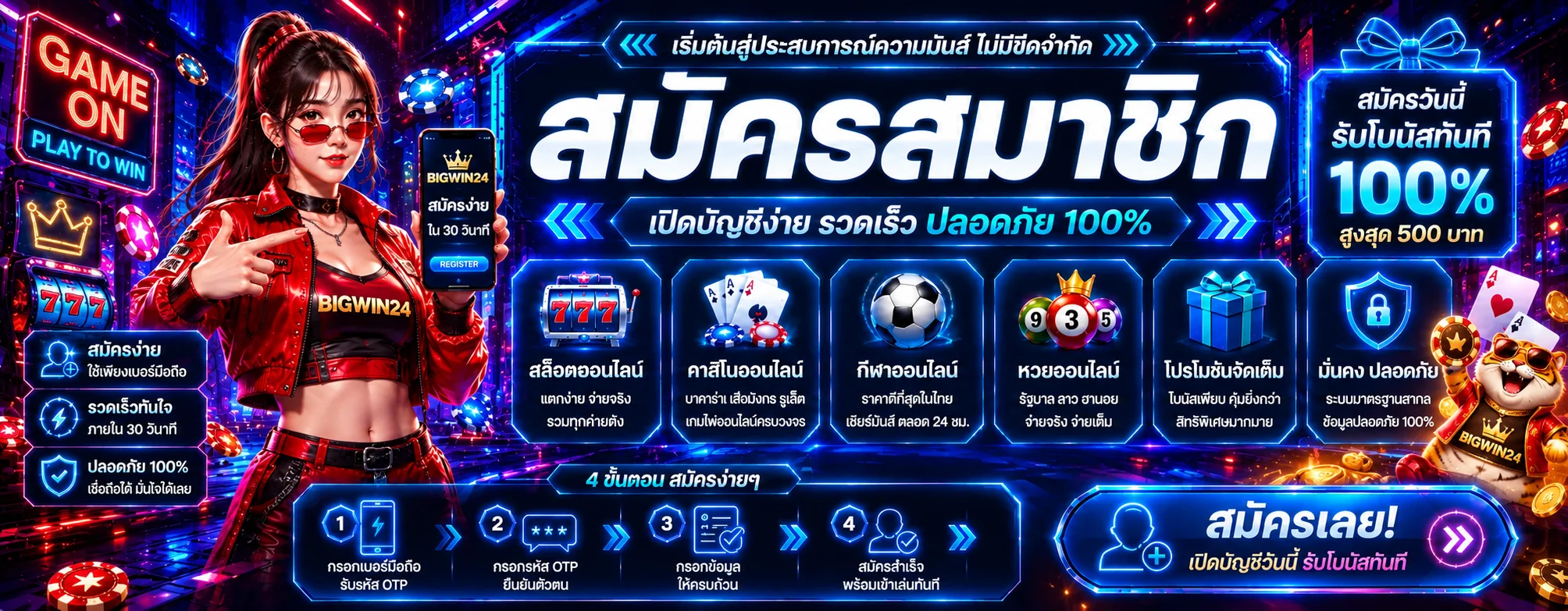 bigwin24 ทางเข้า สมัคร เครดิตฟรี และข้อมูลครบ